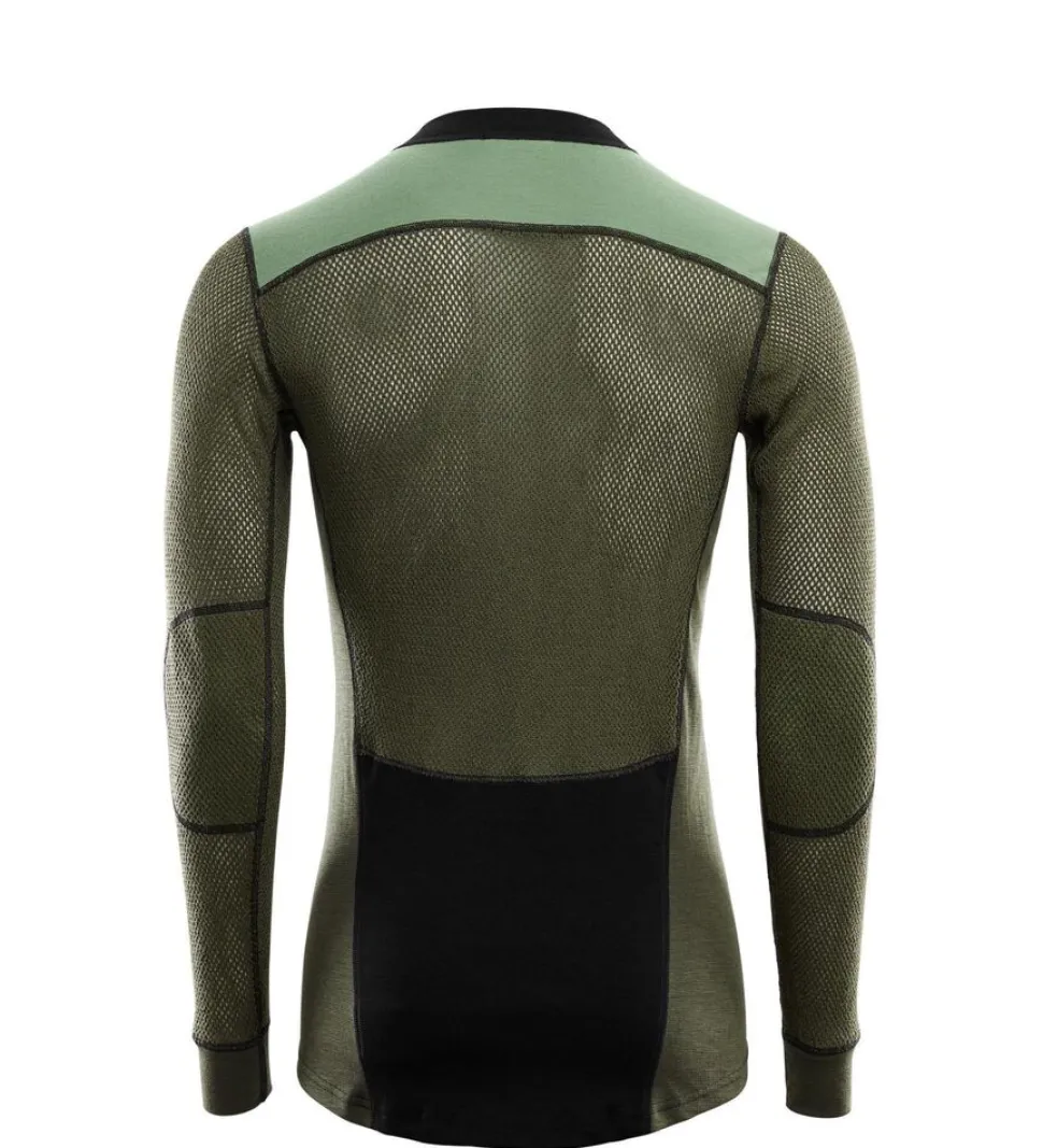 Aclima Woolnet hybrid crew neck men