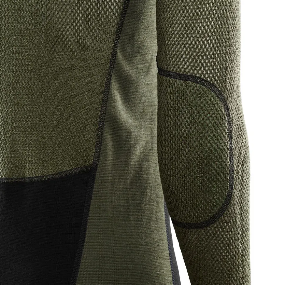 Aclima Woolnet hybrid crew neck men