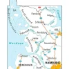 ADFC Radtourkarte Fietskaart Nordfriesland Schleswig 1