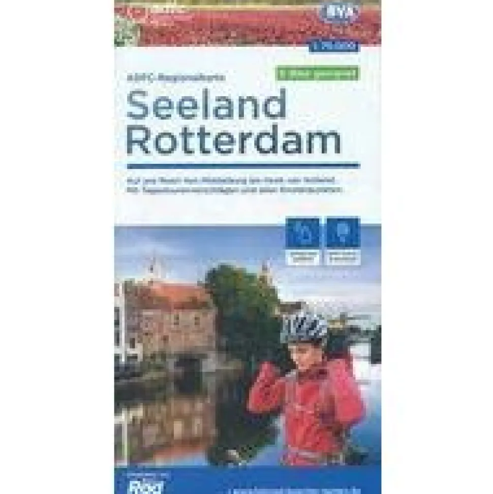 ADFC Radtourkarte Fietskaart Zeeland Rotterdam