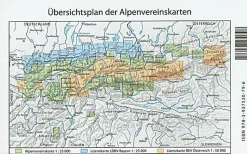 Alpenvereinskarte Topografische kaart 31/4 Stubaier Alpen Mitte