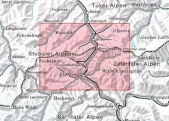 Alpenvereinskarte Wandelkaart 31/3 Brennerberge