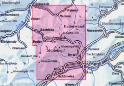 Alpenvereinskarte Wandel-skikaart 3/4 Lechtaler Alpen - Heiterwand