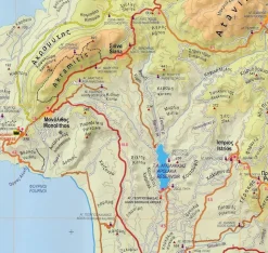 Anavasi Wandelkaart 10.38 Rhodos