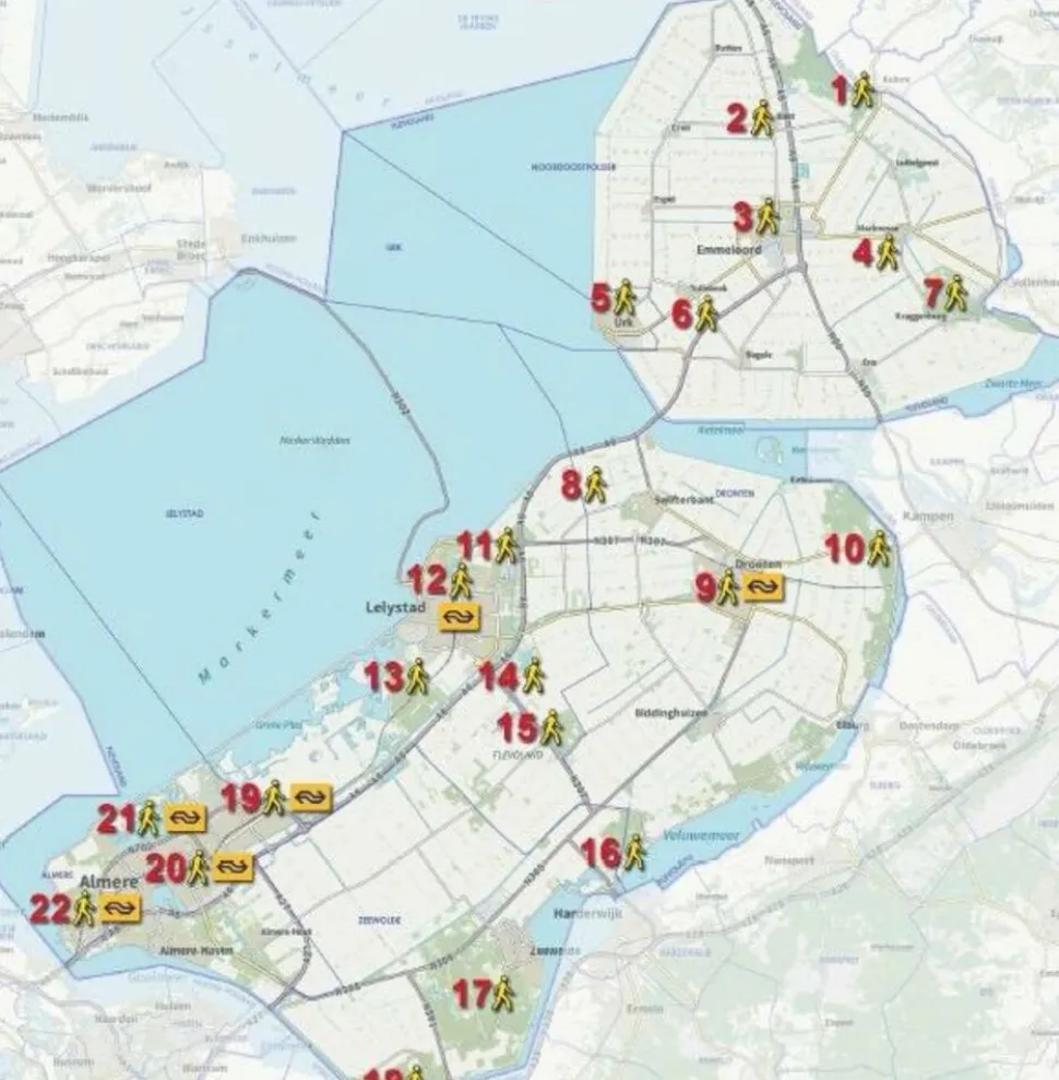 Anoda Publishing Provinciewandelgids 17 Flevoland