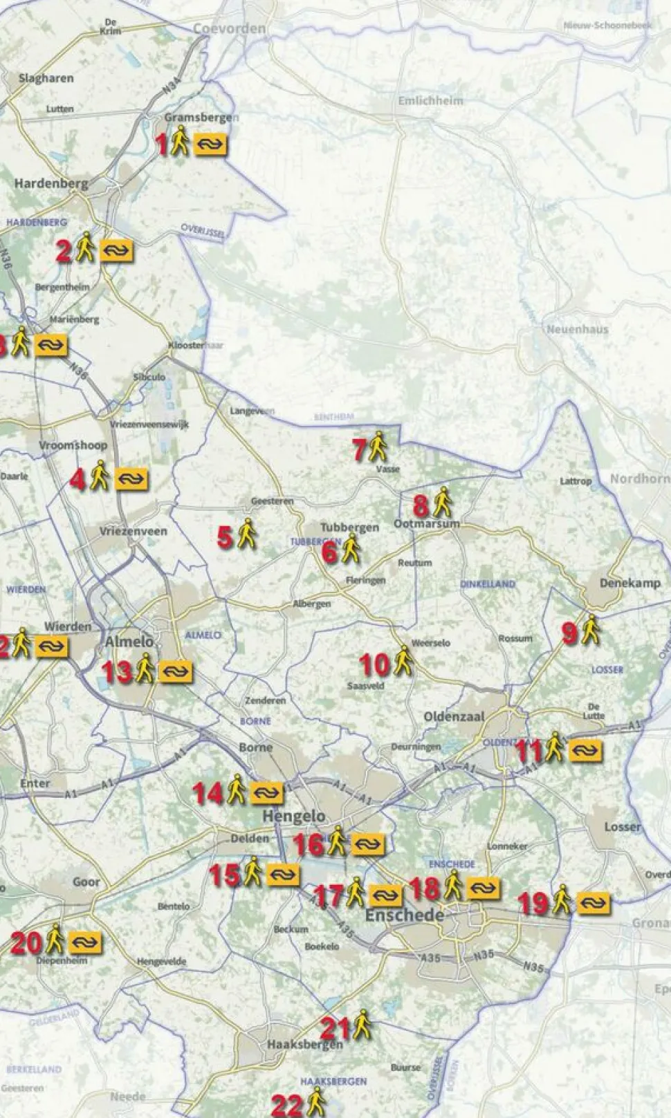Anoda Publishing Provinciewandelgids 11 Overijssel Oost