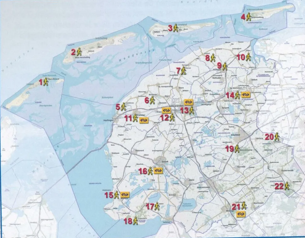 Anoda Publishing Provinciewandelgids 14 Fryslan - Friesland