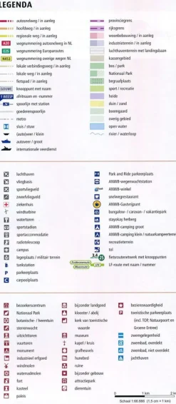 ANWB Fietskaart 21 Overijssel Oost