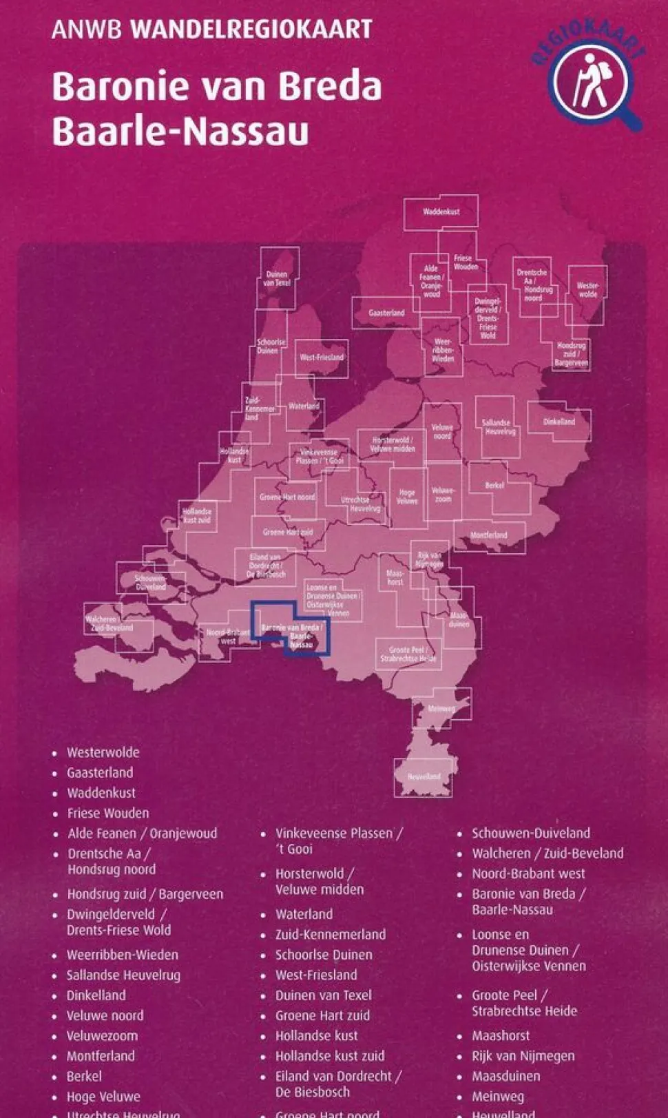 ANWB Wandelregiokaart NP Zuid-Kennemerland