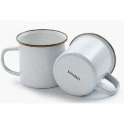 Barebones Enamel cup stone gray