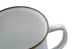 Barebones Enamel cup stone gray