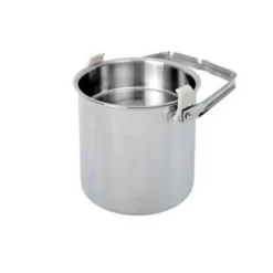 BasicNature Stainless steel pot 'billy can' 1.4 Liter