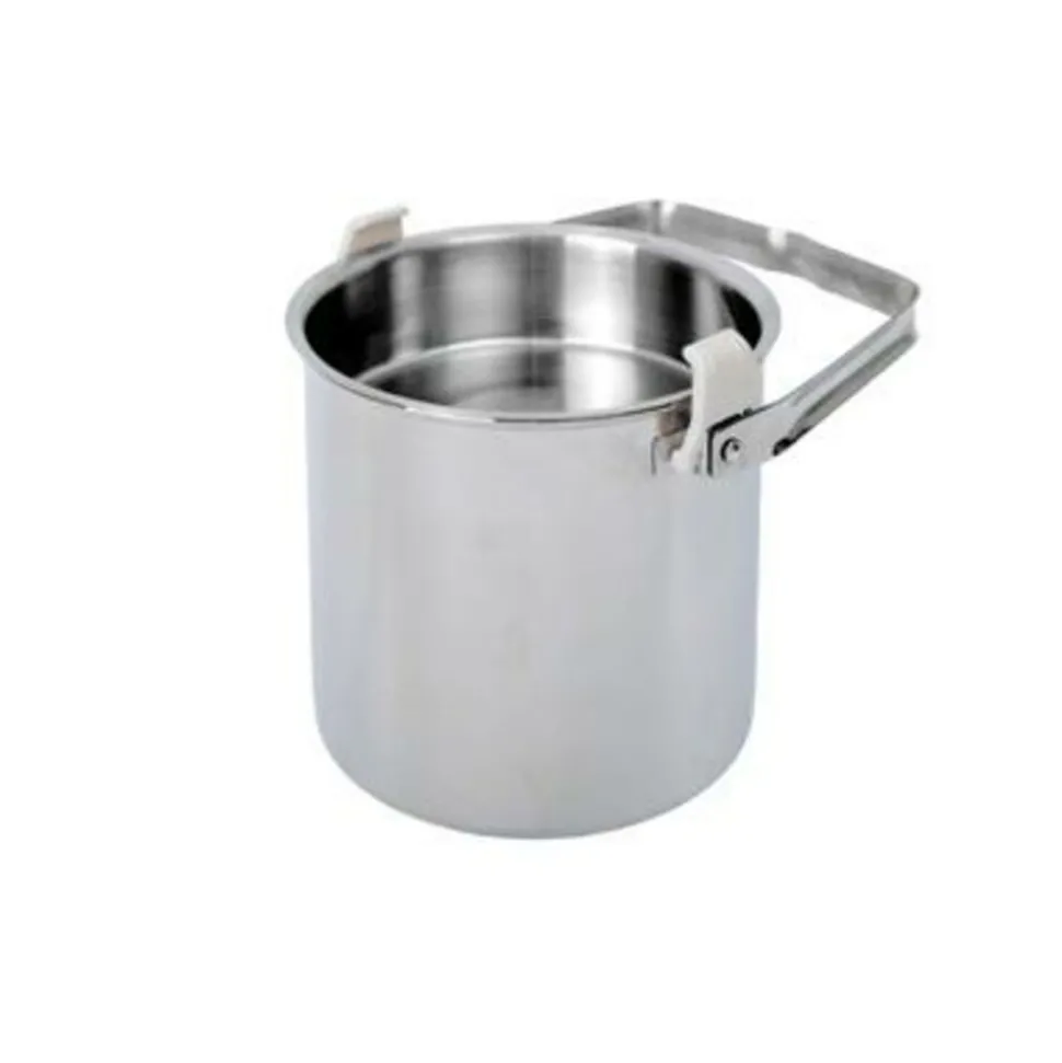 BasicNature Stainless steel pot 'billy can' 1.4 Liter