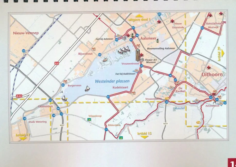 Benjaminse Uitgeverij Fietsgids Fietsen door Zuid-Holland en het Groene Hart