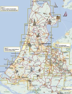 Benjaminse Uitgeverij Fietsgids Fietsen door Zuid-Holland en het Groene Hart