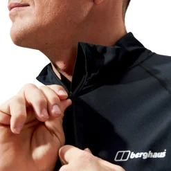 Berghaus M Trailblazer LS half-zip tech tee