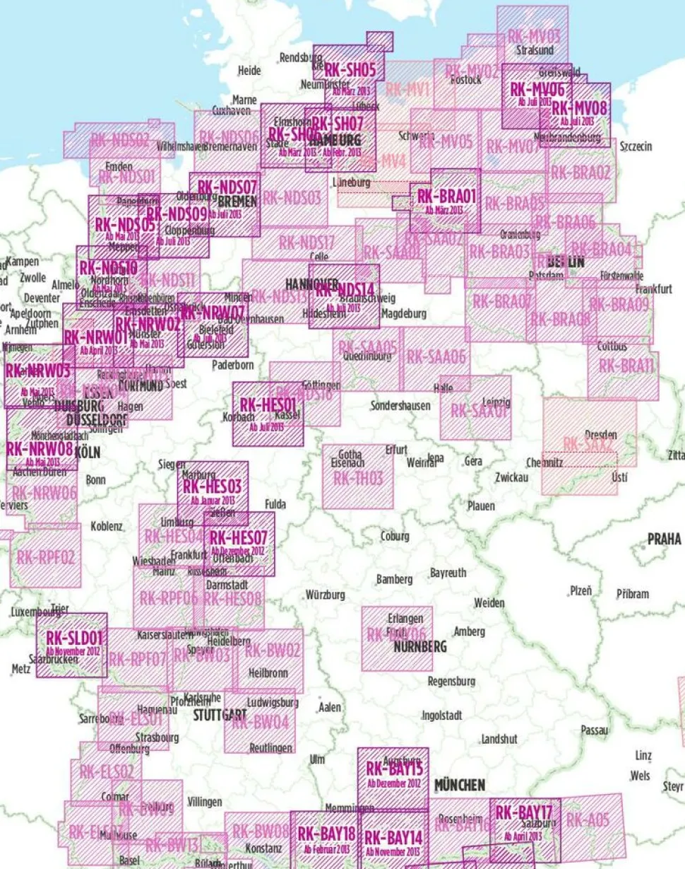 Bikeline Fietskaart NRW04 Ruhrgebiet - Roergebied