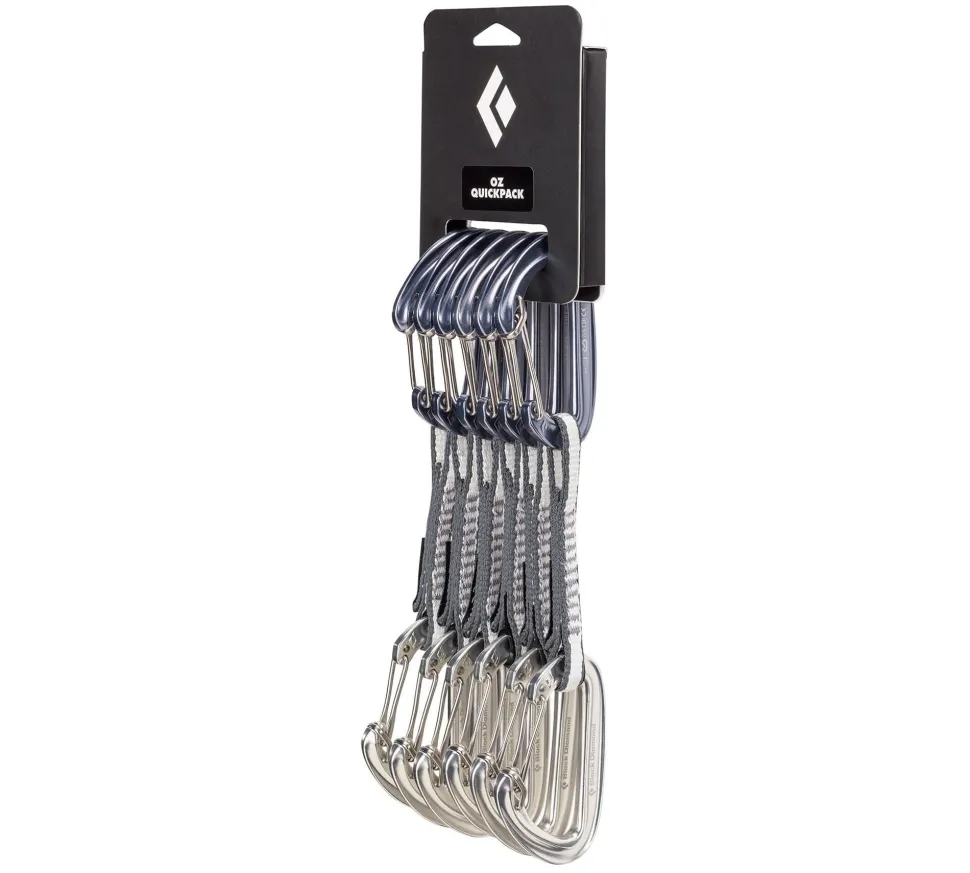 Black Diamond OZ Quickdraw 12cm 6-pack klimsetje