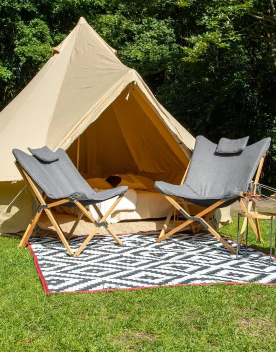 Bo-Camp Relaxstoel wembley M nika grijs