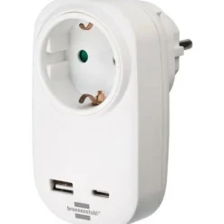 Brennenstuhl Stopcontactadapter met USB C 18W
