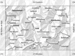 Bundesamt - Swisstopo Skitoerkaart 263S Wildstrubel - Gstaad - Lenk