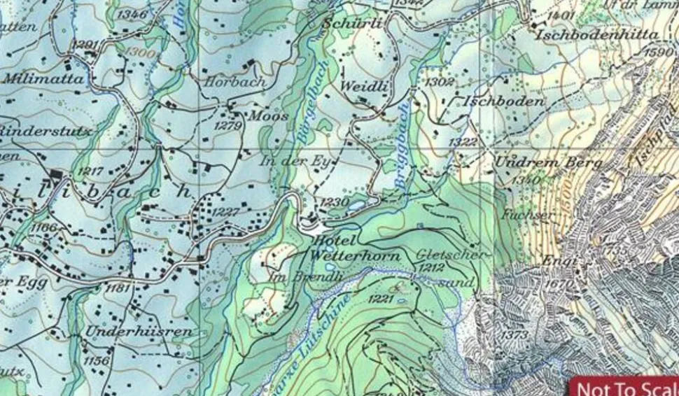 Bundesamt - Swisstopo Topografische kaart 1159 Ischgl
