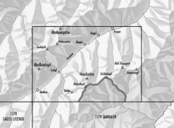 Bundesamt - Swisstopo Topografische kaart 1159 Ischgl