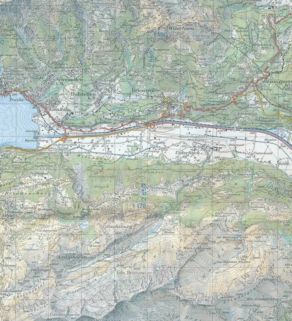 Bundesamt - Swisstopo Topografische kaart 292 Courmayeur