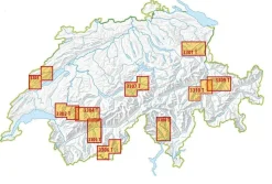 Bundesamt - Swisstopo Topografische wandelkaart 3304T Gstaad - Lenk