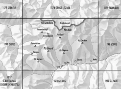Bundesamt - Swisstopo Topografische kaart 1198 Silvretta