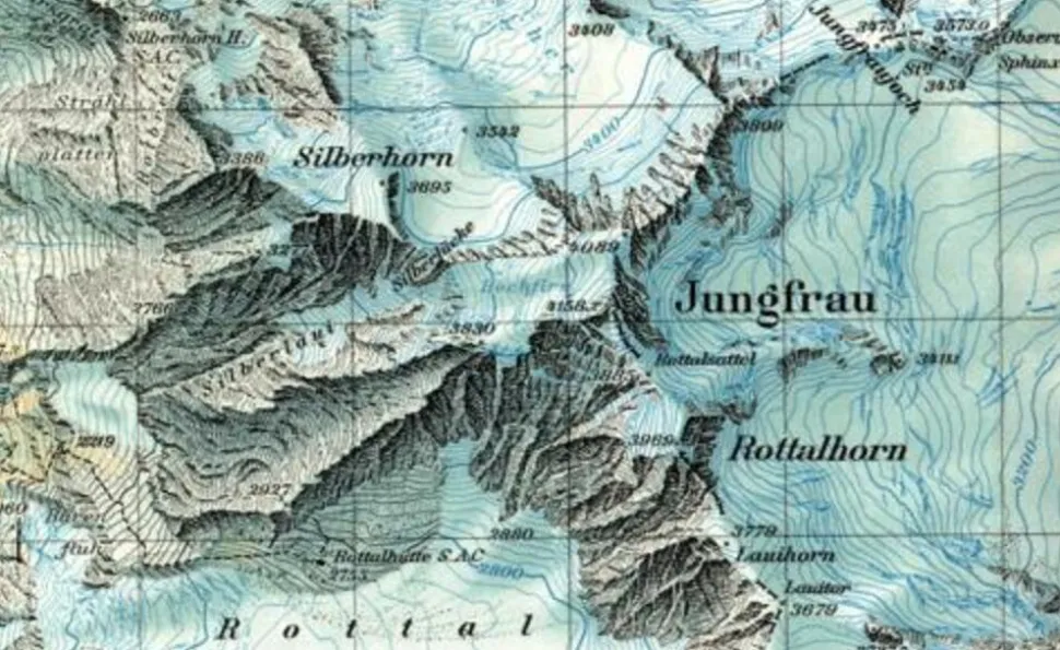 Bundesamt - Swisstopo Topografische kaart 1249 Finsteraarhorn