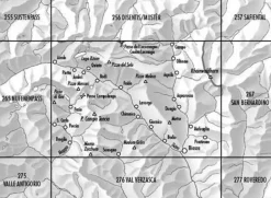 Bundesamt - Swisstopo Topografische kaart 266 Valle Leventina