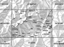 Bundesamt - Swisstopo Topografische kaart 247 Sardona