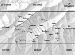 Bundesamt - Swisstopo Topografische kaart 1268 Lötschental