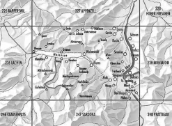 Bundesamt - Swisstopo Topografische kaart 237 Walenstadt