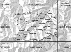 Bundesamt - Swisstopo Topografische kaart 268 Julierpass