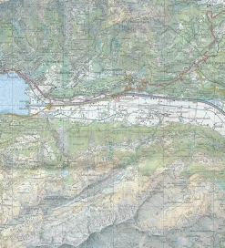 Bundesamt - Swisstopo Topografische kaart 261 Lausanne