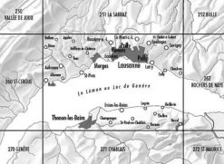 Bundesamt - Swisstopo Topografische kaart 261 Lausanne