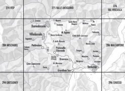 Bundesamt - Swisstopo Topografische kaart 285 Domodossola