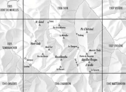 Bundesamt - Swisstopo Topografische kaart 1326 Rosablanche