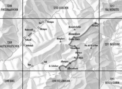 Bundesamt - Swisstopo Topografische kaart 1270 Binntal
