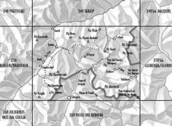 Bundesamt - Swisstopo Topografische kaart 259 Ofenpass