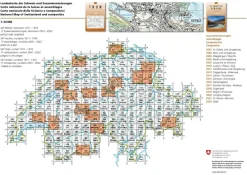 Bundesamt - Swisstopo Topografische kaart 1192 Schächental