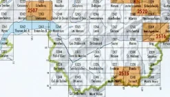 Bundesamt - Swisstopo Topografische kaart 1288 Raron