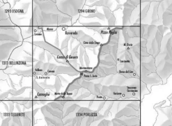 Bundesamt - Swisstopo Topografische kaart 1314 Passo San Jorio