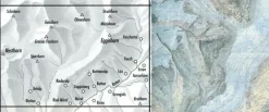 Bundesamt - Swisstopo Topografische kaart 1269 Aletschgletscher