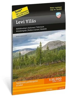 Calazo Topografische kaart Levi Ylläs Aakenus 1:250000