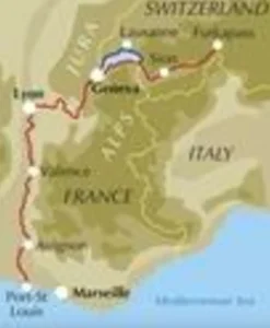 Cicerone Fietsgids River Rhone Cycle Route