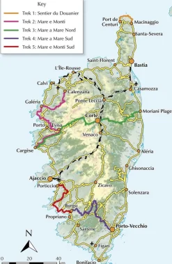 Cicerone Wandelgids Short Treks on Corsica
