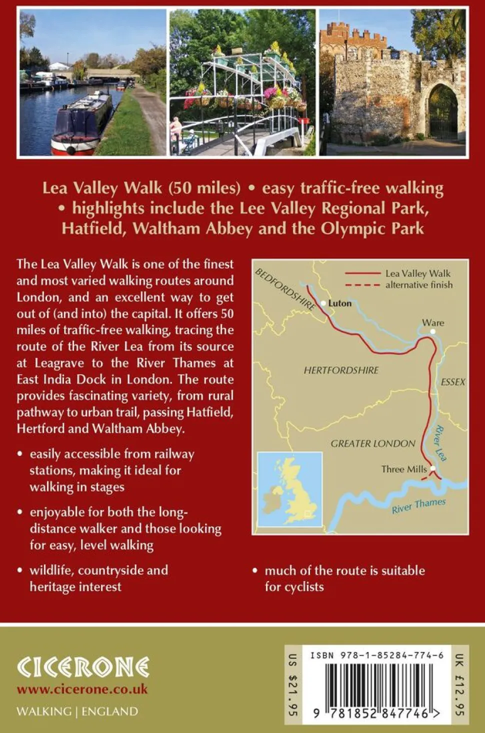 Cicerone Wandelgids The Lea Valley Walk